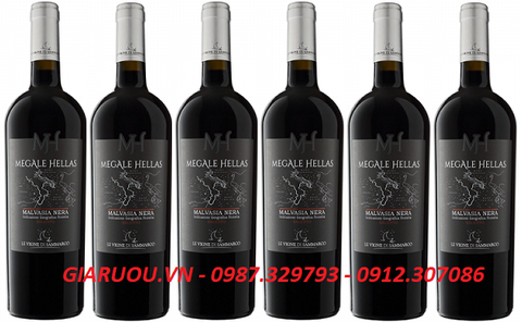 VANG Ý MH MEGALE HELLAS MALVASIA NERA CHÍNH HÃNG GIÁ RẺ NHẤT