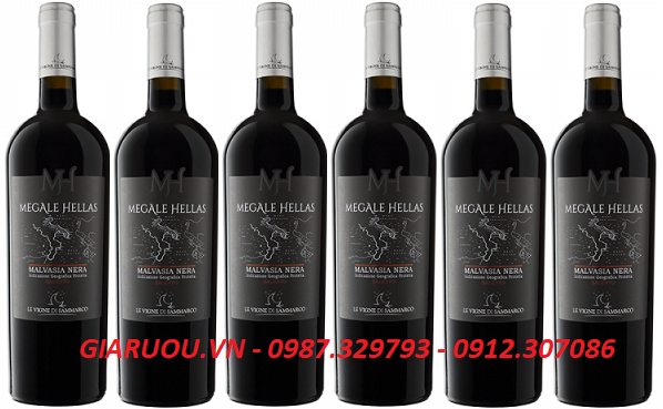 BÁN VANG Ý MEGALE HELLAS MALVASIA NERA GIÁ CỰC RẺ TẠI HÀ NỘI