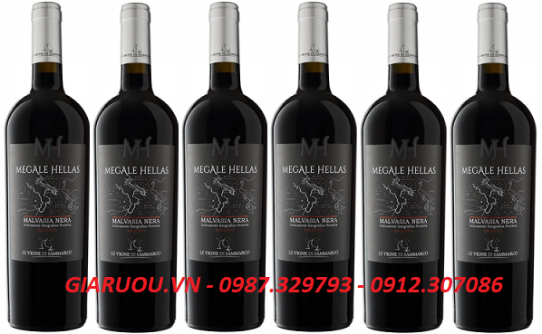 BÁN VANG Ý MEGALE MALVASIA NERA 15 ĐỘ GIÁ RẺ NHẤT