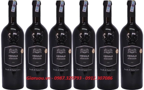 NHÀ PHÂN PHỐI RƯỢU VANG Ý MEGALE NEGROAMARO GIÁ RẺ NHẤT