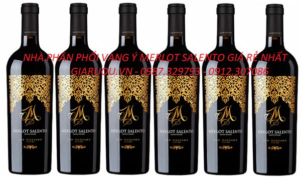 BÁN RƯỢU VANG MERLOT SALENTO GIÁ SIÊU RẺ