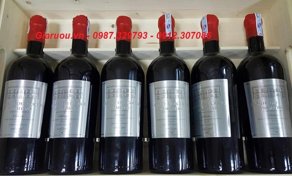 PHÂN PHỐI VANG Ý MONTE DEI COCCI PRIMITIVO 16 ĐỘ GIÁ RẺ NHẤT