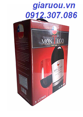 CHUYÊN BÁN BUÔN VANG BỊCH CHILE MON TEGO 3 LÍT GIÁ RẺ NHẤT