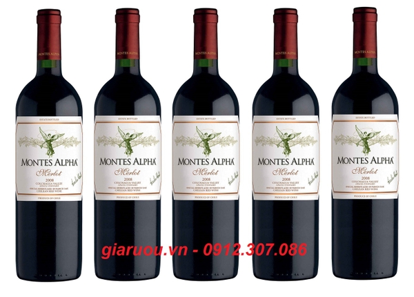 CUNG CẤP VANG CHILE MONTES ALPHA MERLOT GIÁ RẺ NHẤT THỊ TRƯỜNG