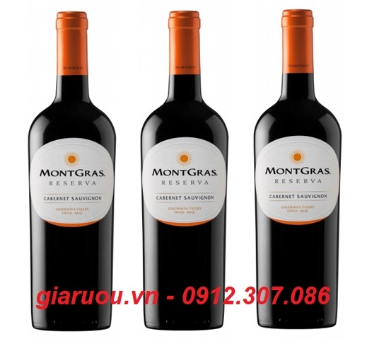 Ở ĐÂU BÁN VANG CHILE MONTGRAS RESERVA CABERNET SAUVIGNON RẺ NHẤT