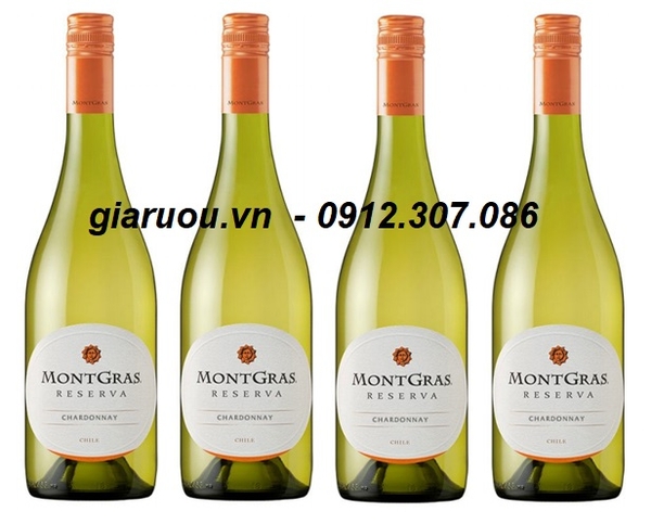 NƠI BÁN VANG CHILE MONTGRAS RESERVA CHARDONNAY GIÁ RẺ NHẤT