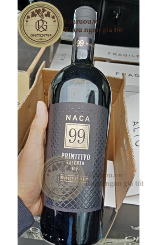 NACA 99 PRIMITIVO SALENTO 15%VOL - DÒNG VANG Ý ĐẶC BIỆT GIÁ RẺ