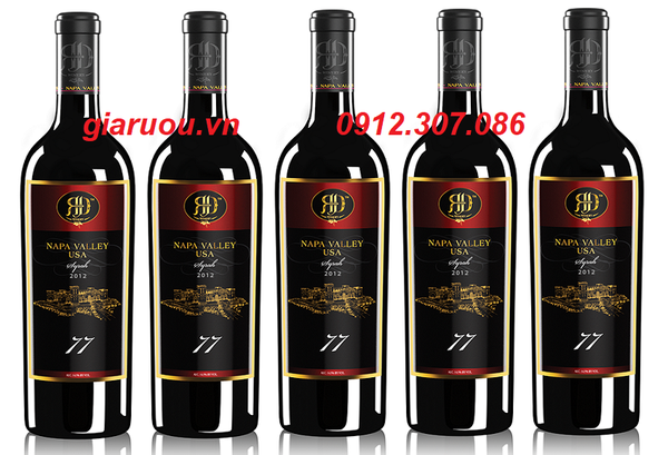 RƯỢU VANG MỸ NAPA VALLEY 77 SYRAH GIÁ ƯU ĐÃI NHẤT TẠI GIARUOU.VN