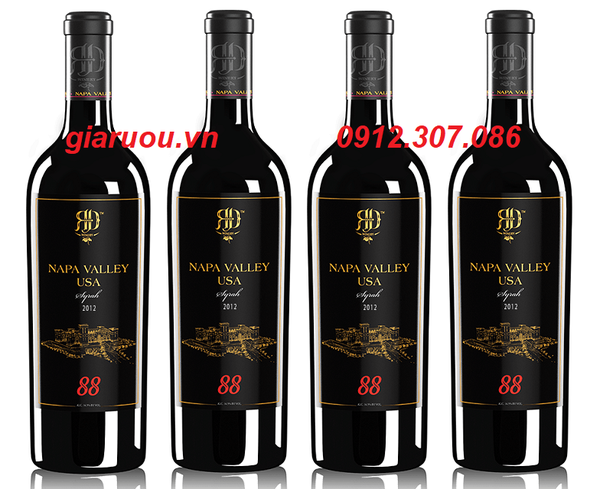 NHÀ PHÂN PHỐI RƯỢU VANG MỸ NAPA VALLEY 88 SYRAH GIÁ RẺ NHẤT