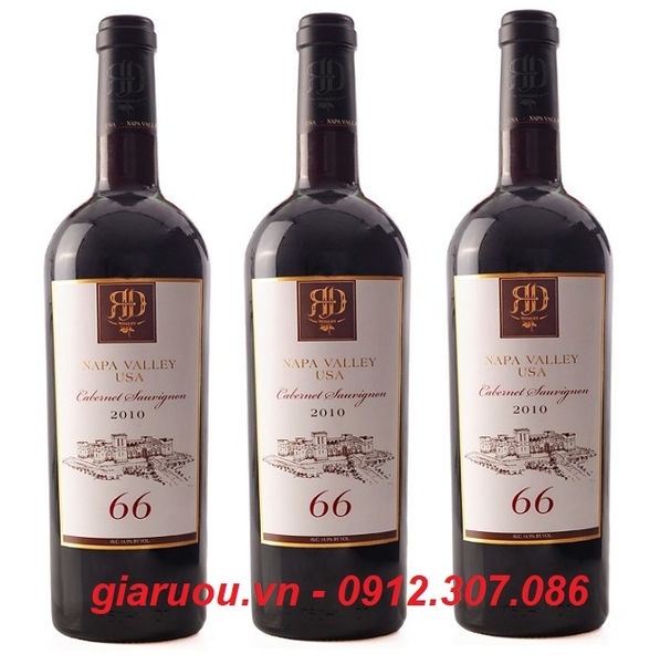 ƯU ĐÃI GIÁ RẺ - RƯỢU VANG MỸ NAPA VALLEY 66 CABERNET SAUVIGNON