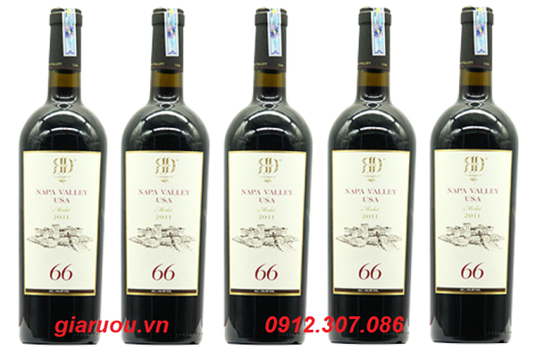 GIÁ RƯỢU VANG MỸ NAPA VALLEY 66 MERLOT RẺ NHẤT THỊ TRƯỜNG