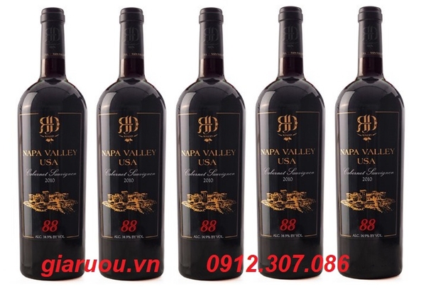 GIÁ RƯỢU VANG MỸ NAPA VALLEY 88 CABERNET SAUVIGNON RẺ NHẤT