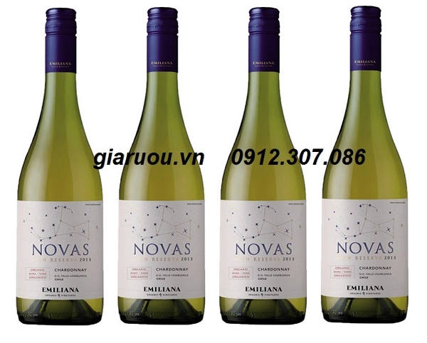 VANG CHILE NOVAS GRAN RESERVA CHARDONNAY CHÍNH HÃNG GIÁ TỐT