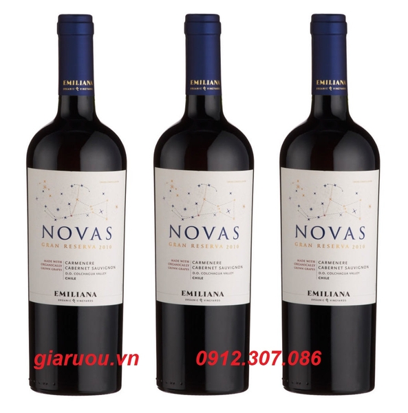 NƠI BÁN VANG CHILE NOVAS GRAN RESERVA CARMENERE CABERNET SAUVIGNON