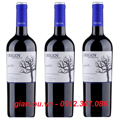VANG CHILE ORIGEN RESERVA CABERNET SAUVIGNON GIÁ CỰC RẺ - GIARUOU.VN
