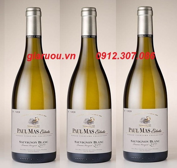 CUNG CẤP VANG PHÁP PAUL MAS ESTATE SAUVIGNON BLANC CHÍNH HÃNG