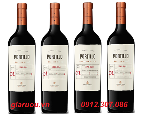 GIÁ ƯU ĐÃI NHẤT - VANG ARGENTINA PORTILLO MALBEC TẠI GIARUOU.VN