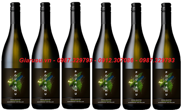 GIÁ RƯỢU VANG NEW ZEALAND POUNAMU SAUVIGNON BLANC 535K