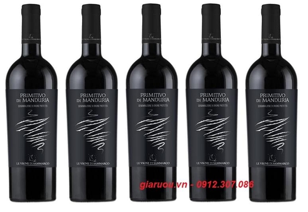 PHÂN PHỐI VANG Ý PRIMITIVO DI MANDURIA LE VIGNE DI SAMMARCO