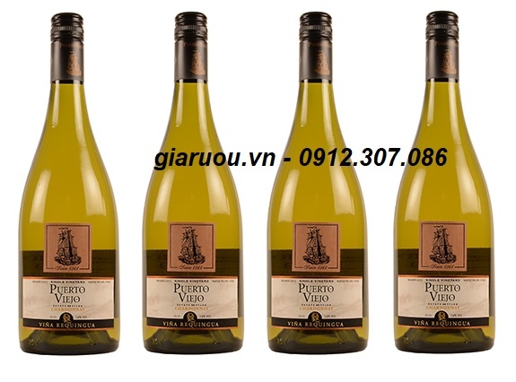 VANG CHILE MÁC GỖ PUERTO VIEJO CHARDONNAY ƯU ĐÃI GIÁ SIÊU RẺ