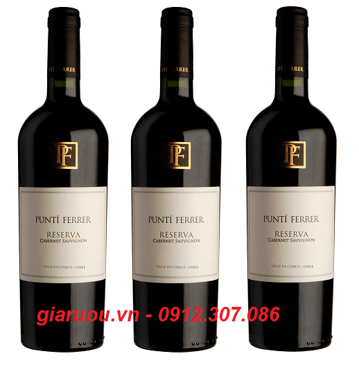 GIÁ VANG CHILE PUNTI FERRER RESERVA CABERNET SAUVIGNON RẺ NHẤT
