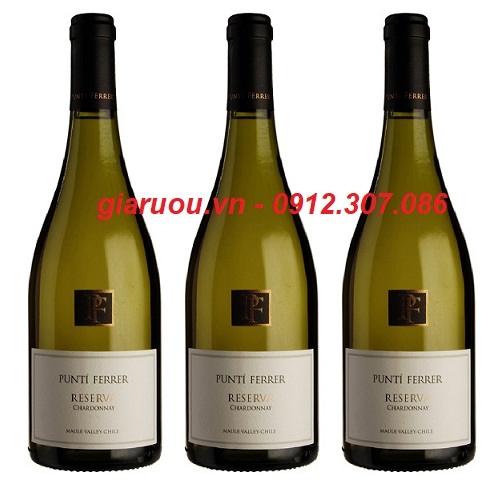 PHÂN PHỐI VANG CHILE PUNTI FERRER RESERVA CHARDONNAY