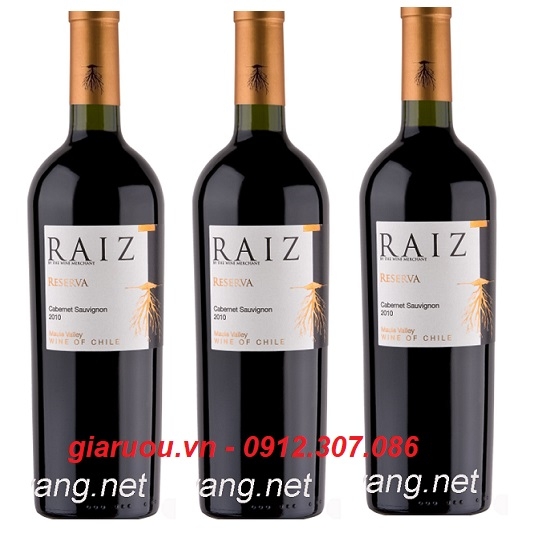 PHÂN PHỐI VANG CHILE RAIZ RESERVA CABERNET SAUVIGNON