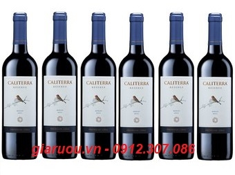 VANG CHILE CALITERRA RESERVA MERLOT ƯU ĐÃI GIÁ TỐT NHẤT MIỀN BẮC