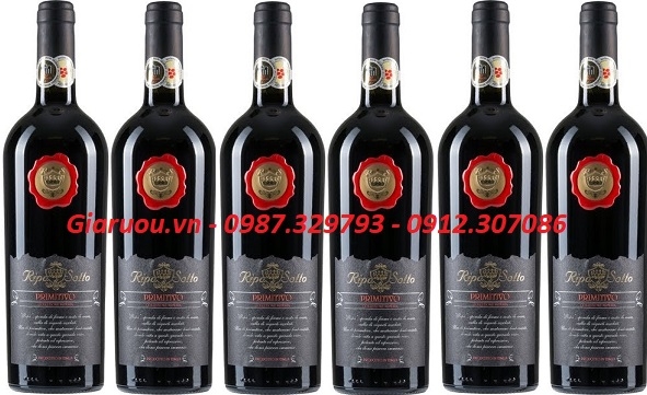 PHÂN PHỐI RƯỢU VANG Ý RIPA DI SOTTO PRIMITIVO GIÁ RẺ NHẤT