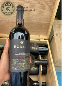 RƯỢU VANG Ý ROSETO NEGROAMARO PUGLIA ĐẲNG CẤP - GIÁ RẺ