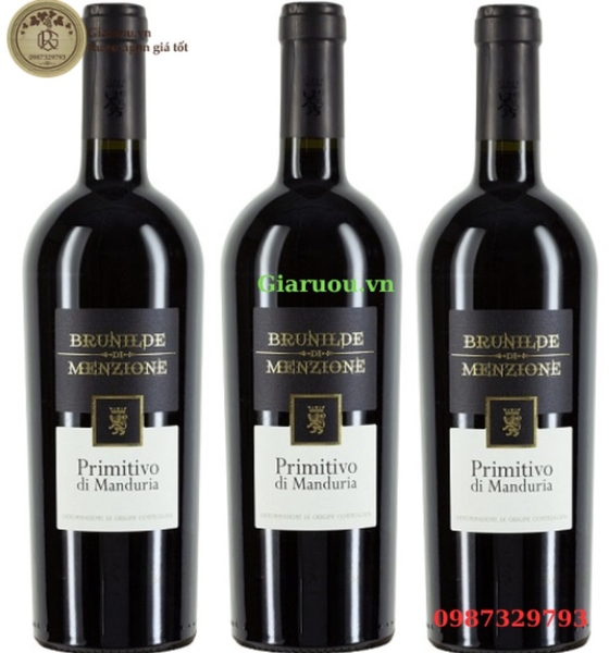 Primitivo di Manduria - chai rượu vang thượng hạng đến từ Ý