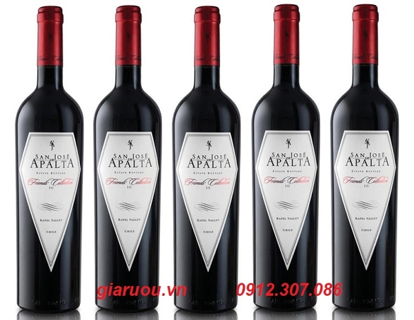 BÁN BUÔN VANG CHILE SAN JOSE APALTA FRIENDS' COLLECTION GIÁ RẺ NHẤT