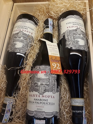 BÁN BUÔN RƯỢU VANG Ý SANTA SOFIA AMARONE DELLA VALPOLICELLA TẠI HÀ NỘI