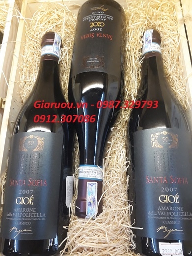 BÁN VANG Ý SANTA SOFIA GIOE AMARONE DELLA VALPOLICELLA GIÁ CHỈ 2.040K