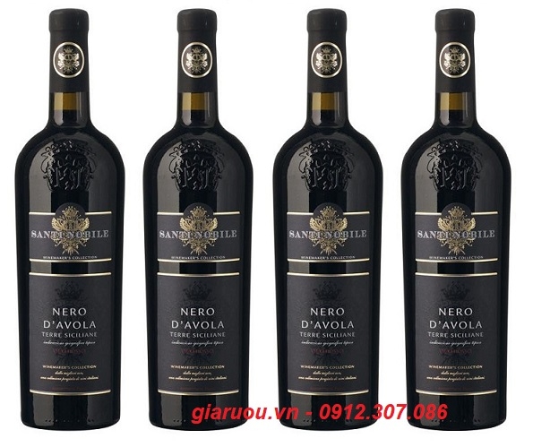 VANG Ý SANTI NOBILE NERO D'AVOLA CHUYÊN PHỤC VỤ TIỆC CƯỚI GIÁ RẺ NHẤT