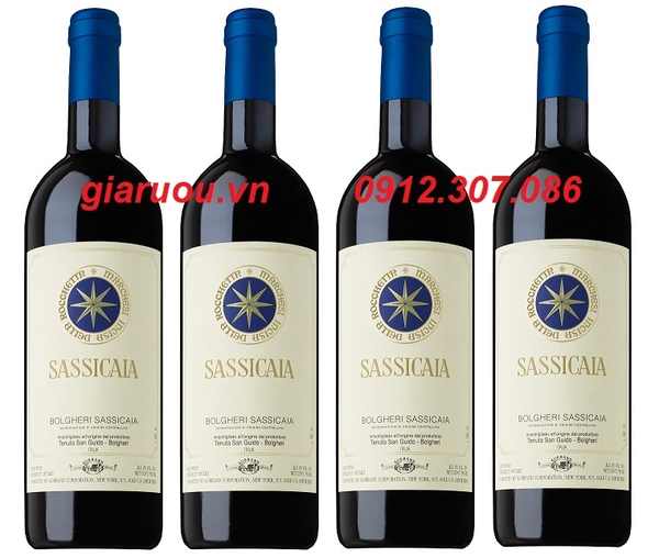 NHÀ CUNG CẤP VANG Ý SASSICAIA GIÁ RẺ NHẤT THỊ TRƯỜNG