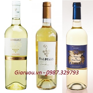 NHỮNG CHAI RƯỢU VANG NGỌT TRẮNG CỰC NGON CÓ GIÁ RẤT RẺ