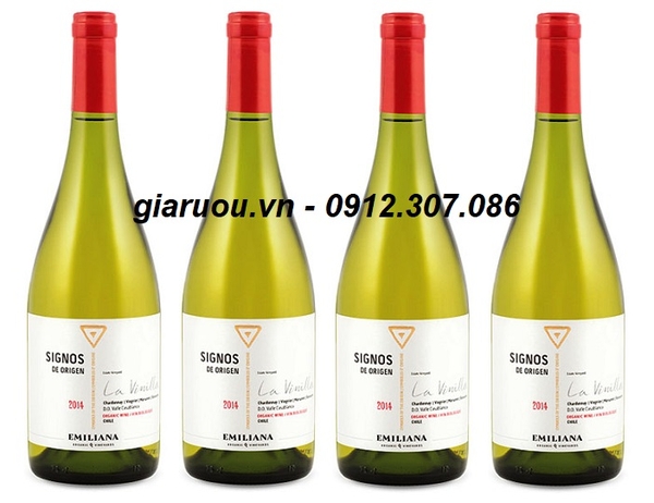 BÁN VANG CHILE SIGNOS DE ORIGEN CHARDONNAY EMILIANA GIÁ TỐT NHẤT