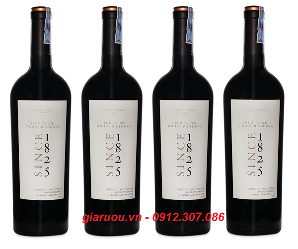 VANG CHILE SINCE 1825 GRAN RESERVA PHỤC VỤ TIỆC CƯỚI GIÁ SIÊU RẺ