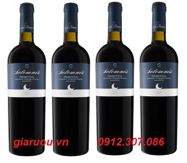 VANG Ý SOLEMNIS PRIMITIVO LE VIGNE DI SAMMARCO UỐNG NGON GIÁ CỰC TỐT