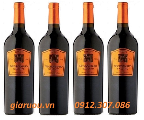 VANG Ý TORRI D'ORO NEGROAMARO SALENTO - HÀNG CHUẨN, UỐNG NGON, GIÁ RẺ