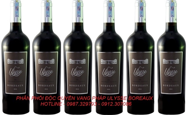 GIÁ RƯỢU VANG PHÁP ULYSSE BORDEAUX GIÁ RẺ NHẤT - 395K