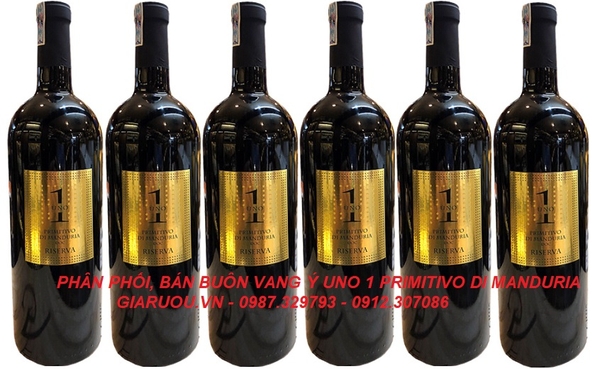 GIÁ VANG Ý UNO 1 PRIMITIVO DI MANDURIA RISERVA 675K