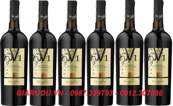 PHÂN PHỐI VANG Ý V1 PRIMITIVO DI MANDURIA GIÁ CỰC RẺ