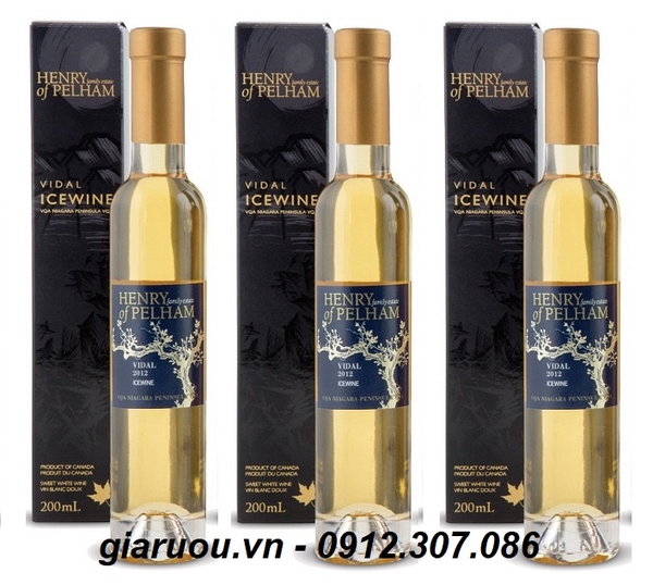 NHÀ PHÂN PHỐI VANG NGỌT CANADA HENRY OF PELHAM VIDAL ICEWINE GIÁ RẺ