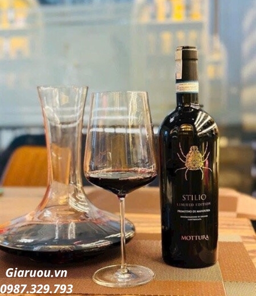 NƠI BÁN VANG Ý STILIO MOTTURA ( NHỆN) GIÁ RẺ NHẤT