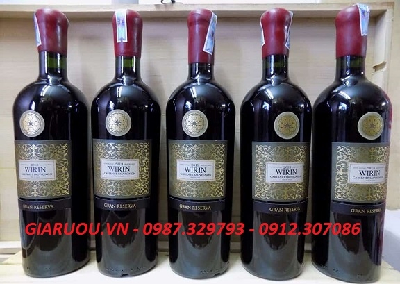 BÁN VANG CHILE WIRIN GRAN RESERVA GIÁ RẺ NHẤT THỊ TRƯỜNG