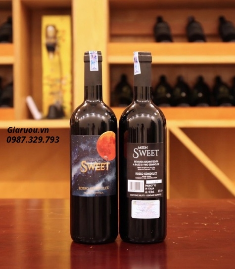 GIÁ RẺ NHẤT HÀ NỘI-VANG Ý NGỌT SWEET MOON ROSSO SEMIDOLCE