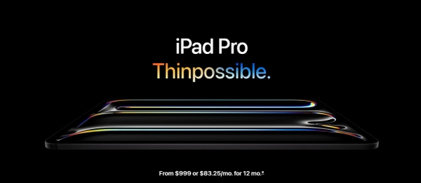 Ipad Pro 11/12.9 2024  màn hình OLED mới, chip Apple M4 mạnh mẽ
