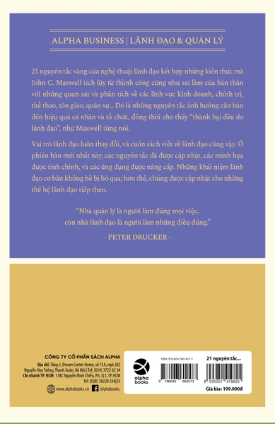 21 Nguyên Tắc Vàng Của Nghệ Thuật Lãnh Đạo